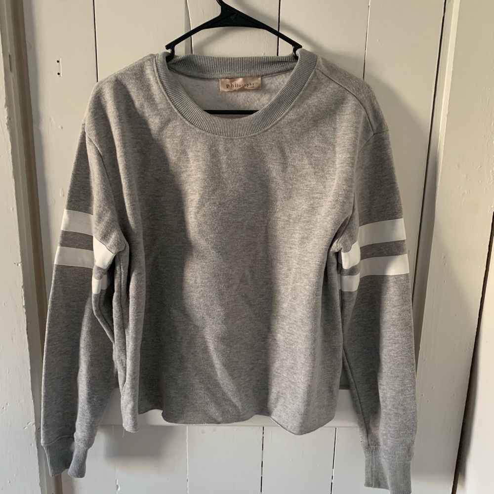 Gray sweater